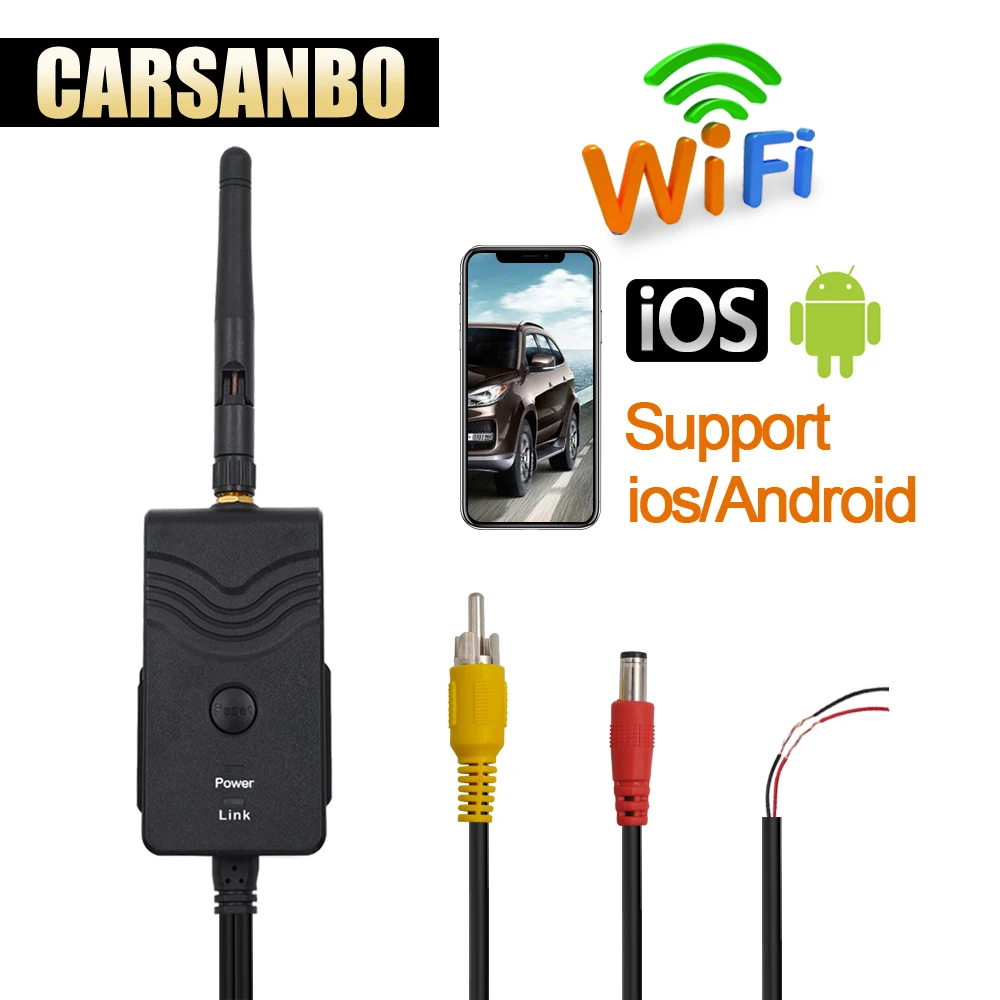

Carsanbo wifi transmitter for car camera support andorid and iphone/Transmission distance with no obstacle more than 150meters