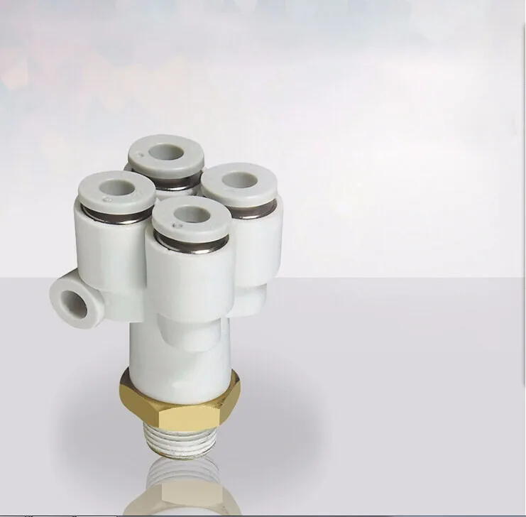 

tube size 4mm-1/8 PT thread One-touch Fitting Double Union "Y"
