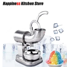 Ice Crusher Stainless Steel Shaved Ice Machine Ice Shaver Snow Cone Smoothie Maker Ice Block Breaking Machine Ice Crusher Stainless Steel Shaved Ice Machine Ice Shaver Snow Cone Smoothie Maker Ice Block Breaking Machine