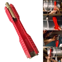 New Faucet and Sink Installer Extra-long design lets turn tool Red