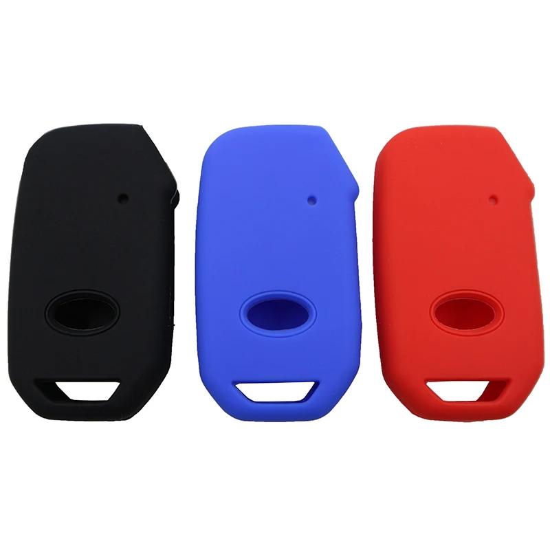 

silicone car key fob skin set cover case For kia 2018 2019 K900 Sportage R Stinger Cerato Sorento fob remote shell keyless