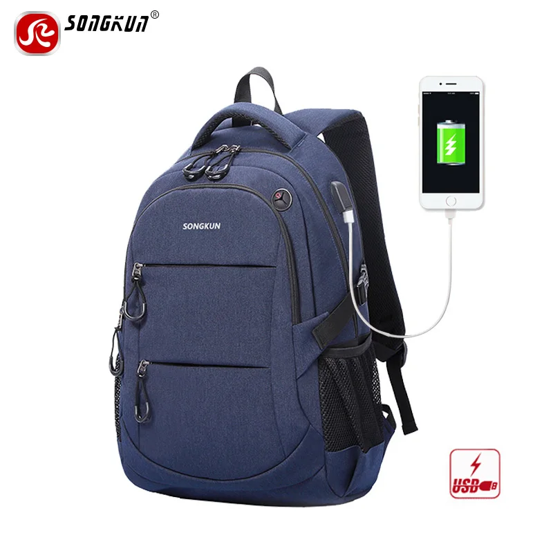 

Songkun Brand Multifunction USB Charge 15.6 inch Laptop Backpack Anti-theft Men Backpacks School Bags For Teenager Women Mochila