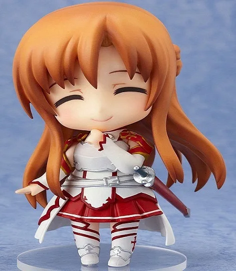 

sword art onling action figure SAO Yuuki Asuna Q version Nendoroid doll decoration pvc collection model figurine toys gifts 10cm