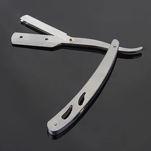 Нержавеющая сталь прямой край складная бритва держатель Парикмахерская для ухода за бородой удаление волос на теле бритвенный нож-Триммер Инструмент для хранения