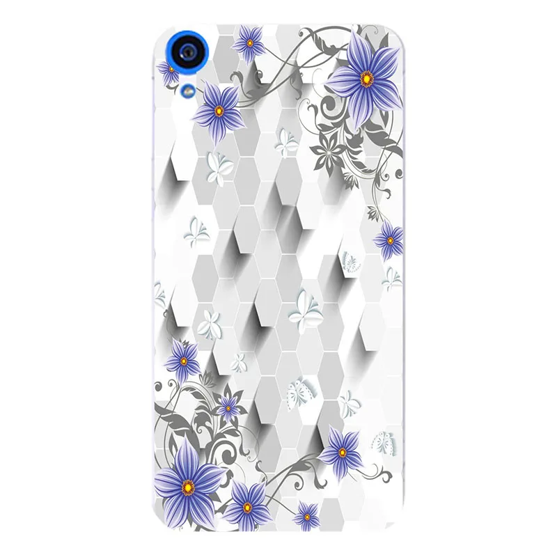 Роскошный чехол для телефона с цветами HTC Desire 825 D825/Desire 10 Lifestyle розовая Мода Кролик