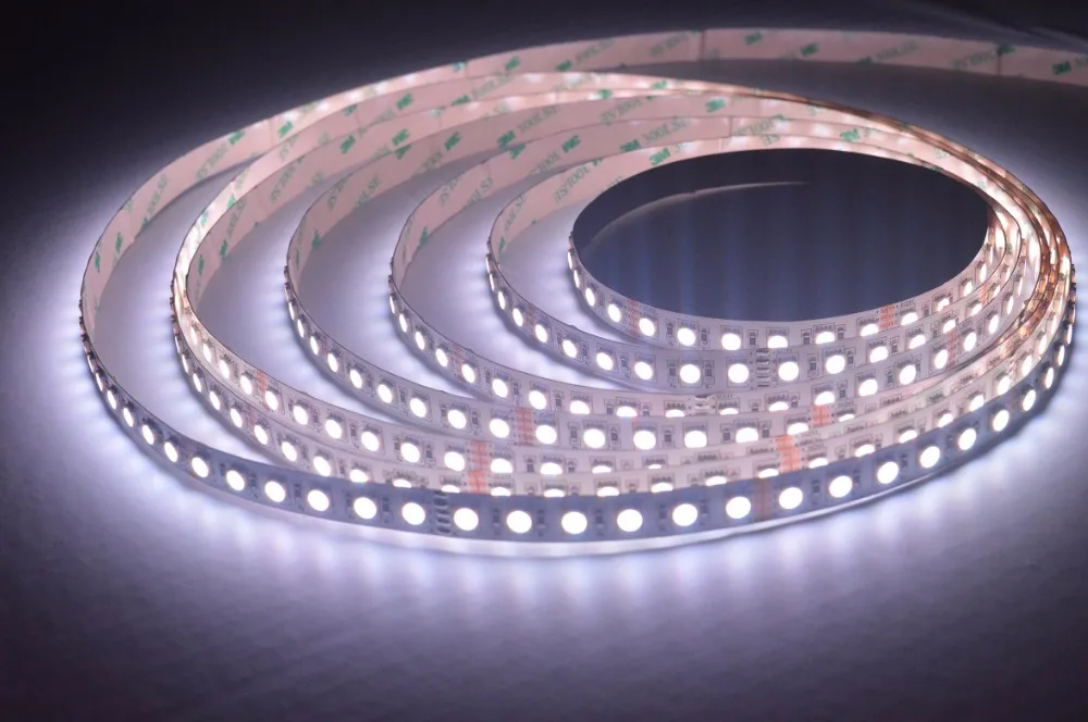 

Superbright SMD5050 RGBW led strip, 4colors in one, 5m reel DC24V 84leds/M CRI 80+, nonwterproof iP20