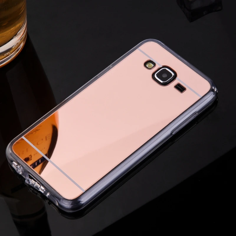 Чехол для телефона s samsung Galaxy J5 зеркальный чехол мягкая Задняя накладка чехла из