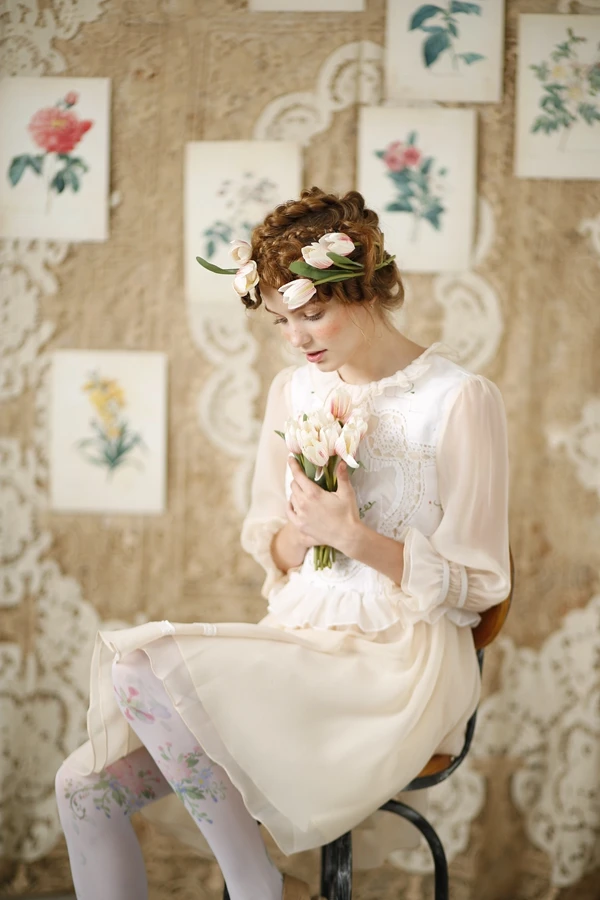 Main Crochet Chinoiserie D'origine Femmes Blanc Broderie La Vintage Conception Patchwork À Antique Printemps Lynette's 2017 Coton Robe Mignon Pf4nHzz