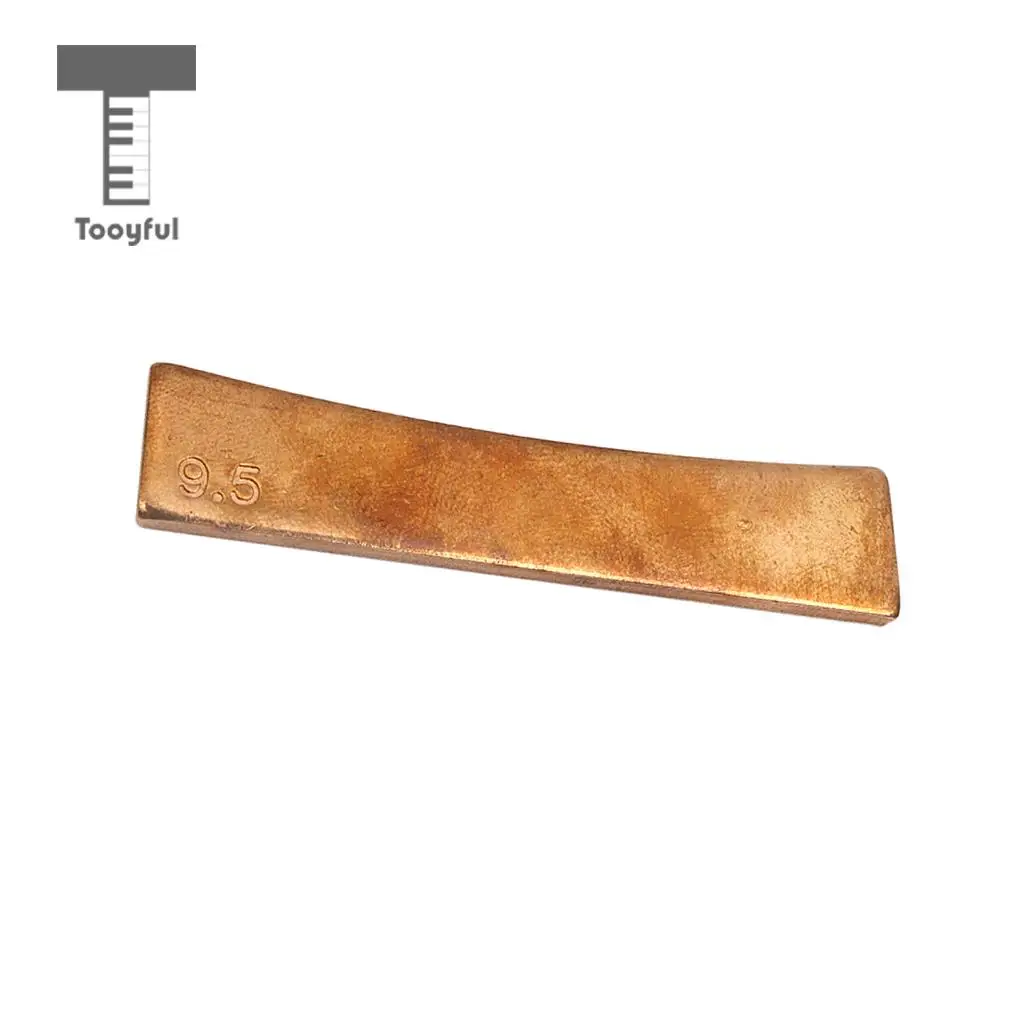 Tooyful Durable Brass Guitar Radius Fret Press Caul Insert Fretboard Fingerboard Accessory for Guitarist Luthier Tools