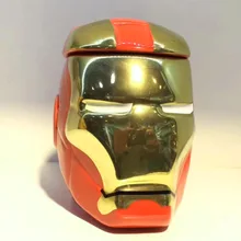 Железный человек Косплей кружка шлем Железного человека Cos чашка подарок керамическая чашка вентиляторы Хэллоуин коллекции реквизит подарок Прямая поставка