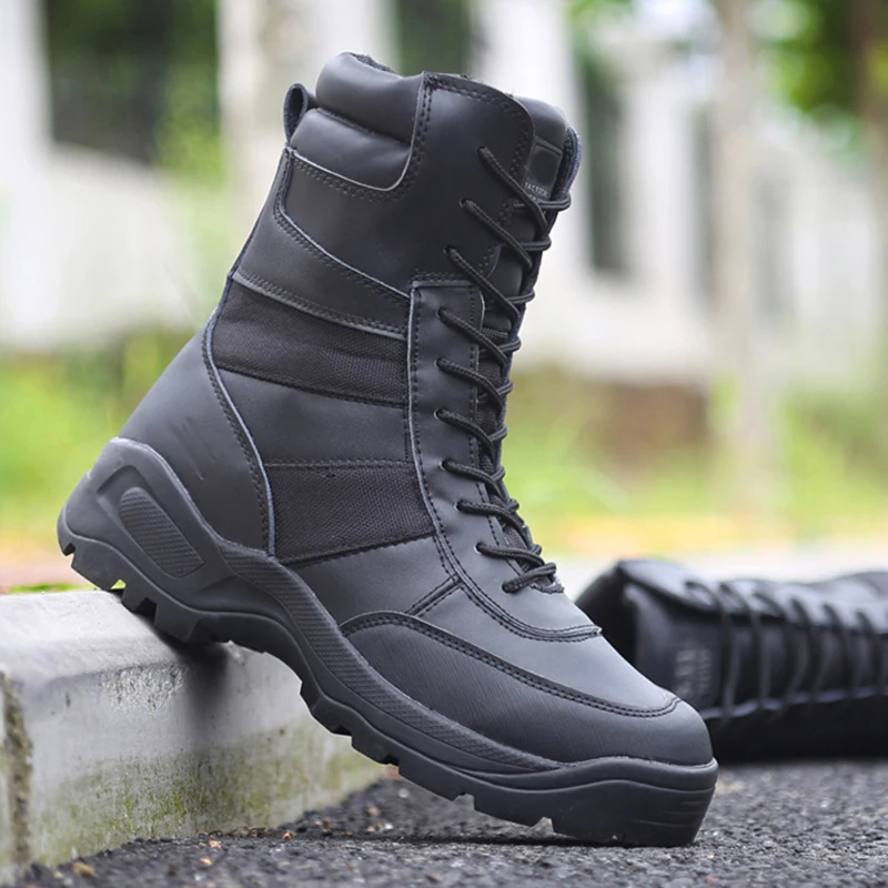 Spring Autumn Tactical Boots Men Military Desert Combat Ankle Boots Fashion Outdoor Hiking Men s Shoes