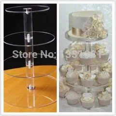 

4 Tier unique Layout Beautiful grace wedding favors Cupcake Stand Party / Wedding / Festival Supplies