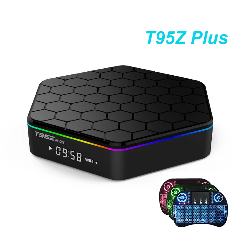 

Original T95Z Plus 2GB 16GB 3GB 32GB Amlogic S912 Octa Core Android OS Smart TV BOX 2.4G/5GHz WiFi BT4.0 4K pk mini m8s pro