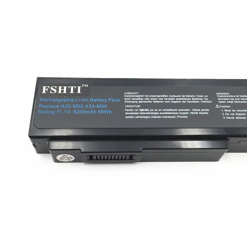 Аккумулятор для Asus N53S N53SV батарея N53 A32 M50 M50s N61 N61J N61D N61V N61VG N61JA N61JV|Аккумуляторы