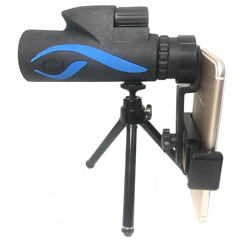 

Handheld Monocular 12x50 Telescope for Phone HD Waterproof Wide Angle Outdoor Camping Hunting Monoculars with Tripod