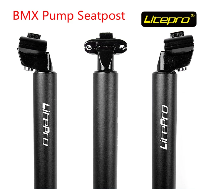 Litepro bicycle seatpost pump seat post folding bike 580mm seatpost P8