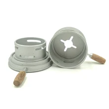 Алюминий Matt CHookah головы уголь для кальяна держатель Narguile термоподставка управления теплом устройства Чича принадлежности для глины