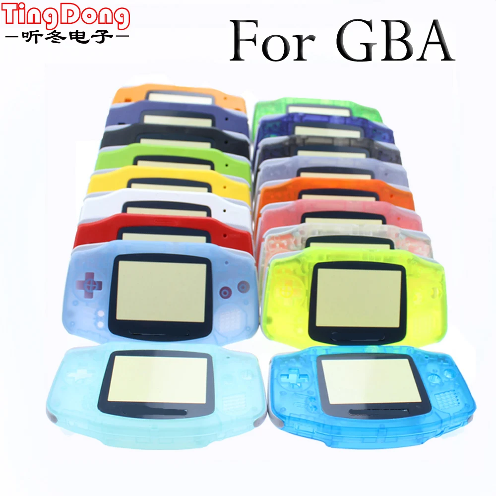 10 комплектов светящийся Прозрачный чехол для консоли Nintendo GBA|Чехлы| |