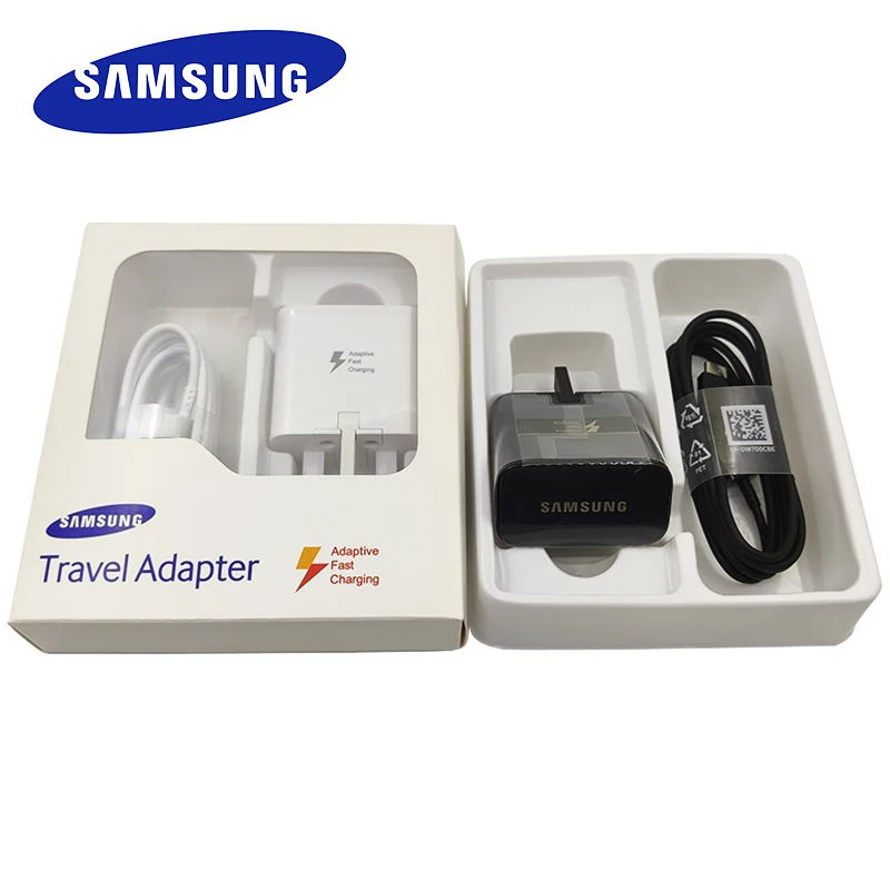 

Original Samsung UK Plug Fast Charger Adapter 1.5m Type C Cable Fast Charge For Galaxy S10 S8 S9 Plus A3 A5 A7 2017 A70 Note 8 9