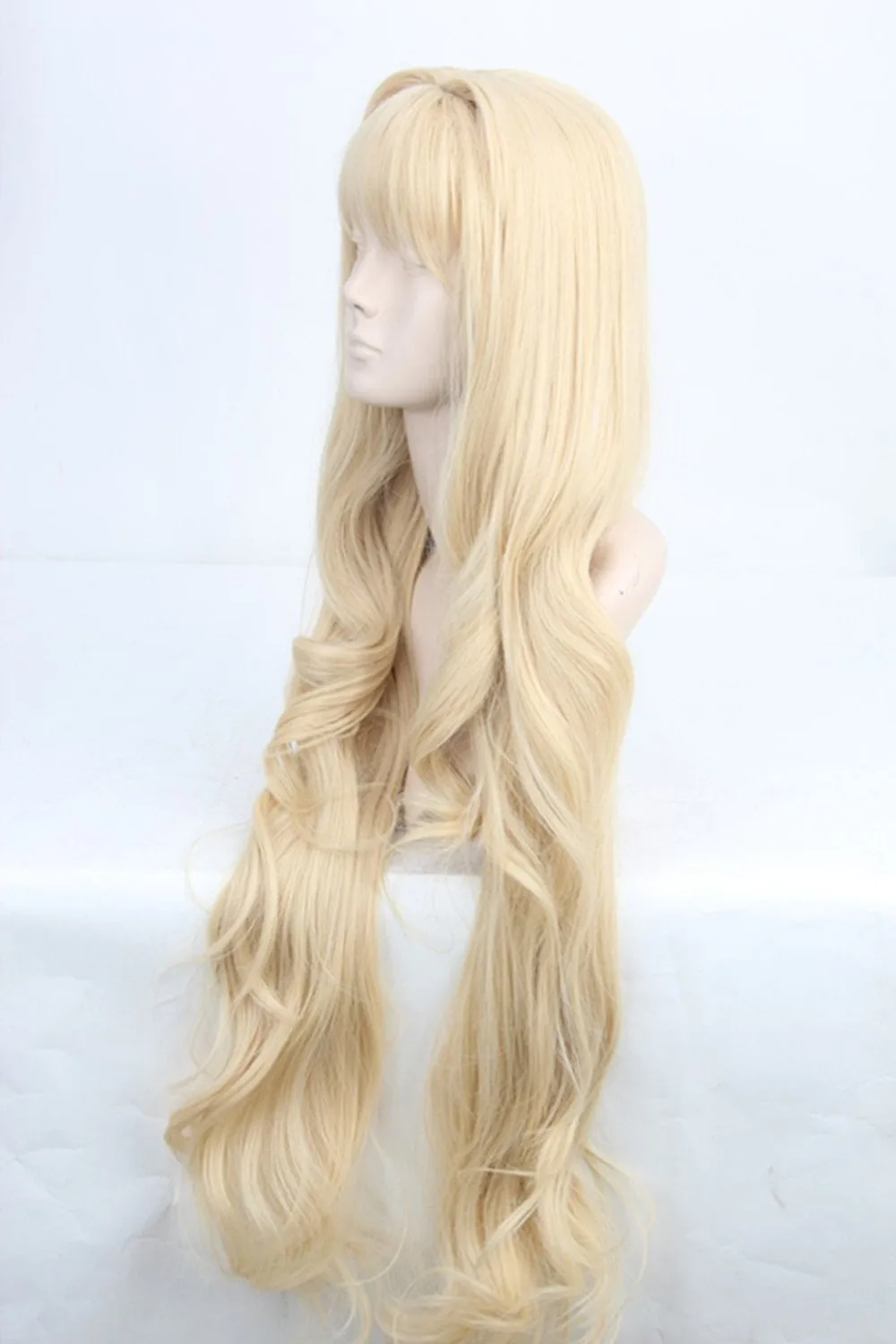 Ccutoo Volcaloid3 SEEU, 100 см светильник блонд вьющиеся Длинные Синтетические волосы Косплей Костюм парик Термостойкое волокно