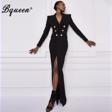 Bqueen Для женщин Бандажное платье привлекательное облегающее с