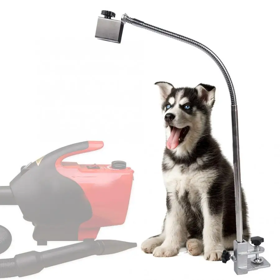 

Dog Grooming Supplies Non-slip Stainless Steel Flexible Pet Grooming Table Clip Dryer Holder Stand Pet Dog Products
