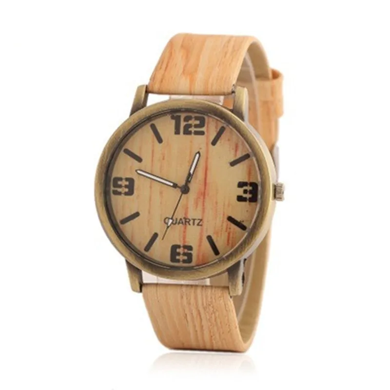 

2017 fashion new men retro style wooden watch men sports leisure watch time watch 2017 fashion new design male Horloges mannen