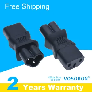 AC power socket Adapter IEC320 C13 to C6 ,Change C5 to C13 Plug adapter,C6 to C13 connector Electrical Socket converter