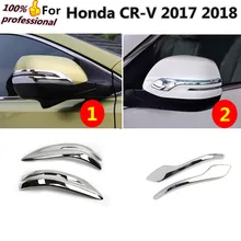 High quality For Honda CRV CR V 2017 2018 car ABS chrome rear view Rearview Side