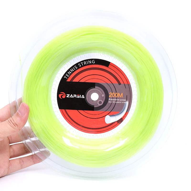 

Free shipping ZARSIA Nylon Tennis String 200m 1.3MM Durable Control Tennis Racket Training String 56-59 Lbs