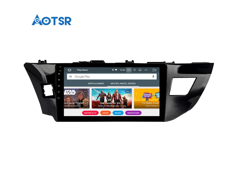 Sale Android 8.0 Car GPS navigation car multimedia player For Toyota Corolla 2014 2015 2016 recoder stereo auto Eight Core no DVD 4