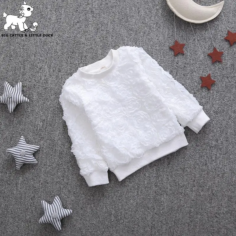 Hot sale 2016 new autumn baby girls sweatshirts children's clothing