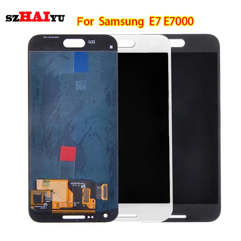 

szHAIyu AMOLED OLED LCD Display + Touch Screen For Samsung Galaxy E7 E7000 LCD Digitizer Assembly + Tools