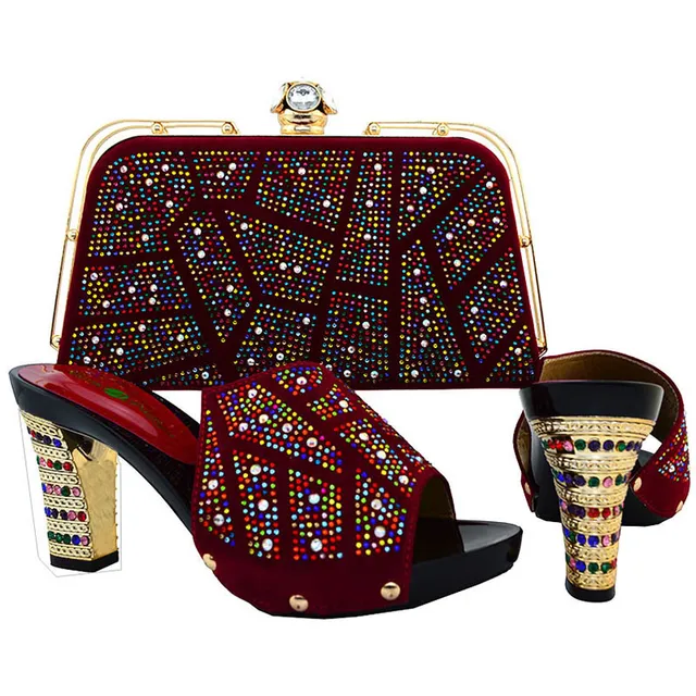 red wine shoes & bags