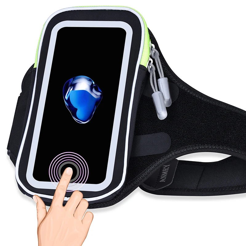 

Running Sport Armband Handphone Case For 5.5 inch iPhone 6/6s plus 7plus 8plus Arm Band Touch Screem Phone Holder Bag On Hand