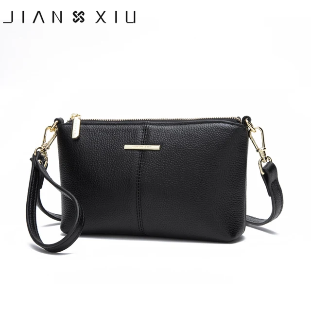 JIANXIU Female Shoulder Crossbody Litchi Texture Genuine Leather Handbag 2020 Newest Purse Women Messenger Bags Clutch Tote Bag 1