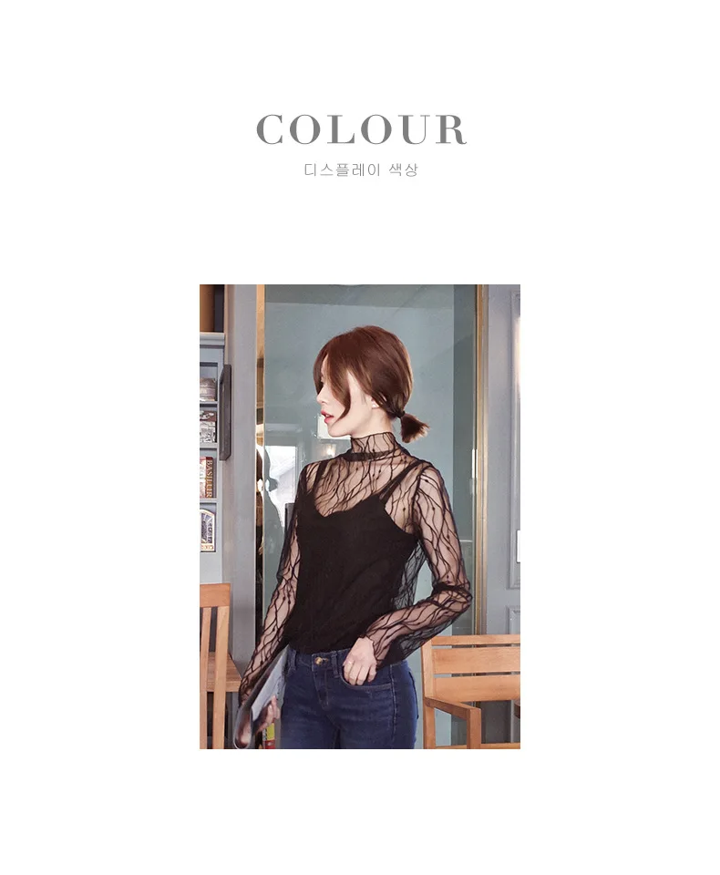 Sexy Mesh Long Sleeve T Shirt (8)