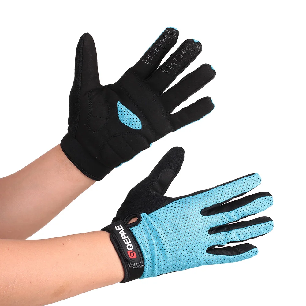 QEPAE cycling gloves Sports Breathable Riding Cycling Gloves Shock