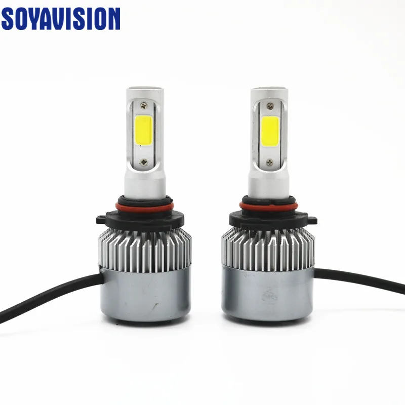 

2Pcs H4 LED H7 H11 H8 H9 9006 HB4 880 H1 H3 HB3 COB Auto Car Headlight 60W 6000LM High Low Beam Bulb Automobile Lamp 6500K 12V