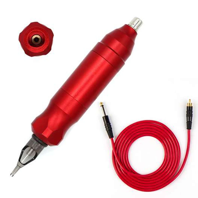 

2017 Tattoo Cartridge Permanent Makeup Pen Machine Eyebrow Make up Rotary Tattoo Machine Swiss Motor shader and liner Pen Gun