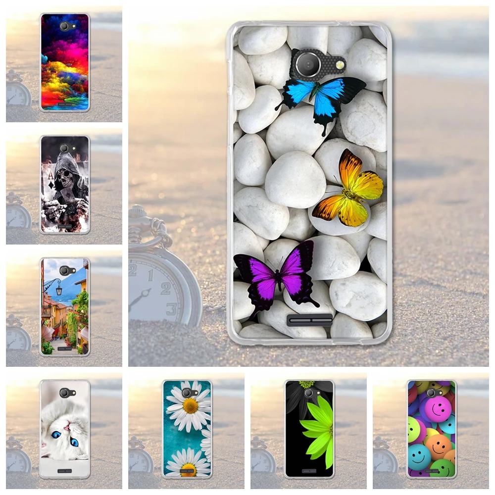 Для Alcatel Flash Plus 2 Fundas чехол из мягкого ТПУ силикона задняя крышка для 2/Flash Plus2 5