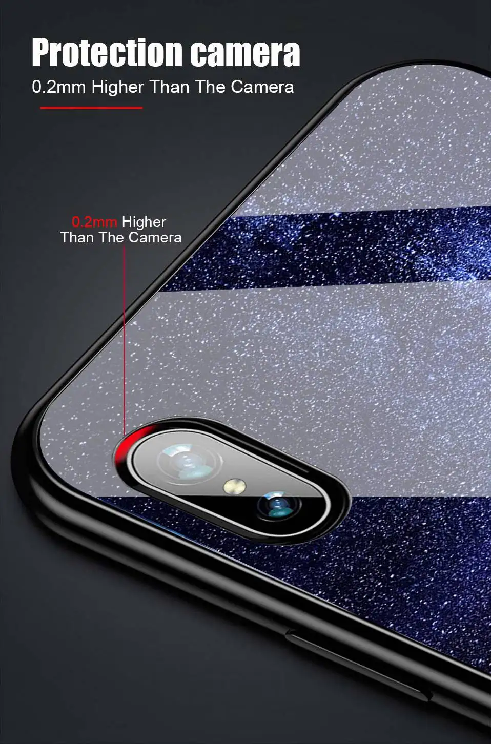 Stars Glass Case For Xiaomi Redmi Note 5 Pro 4X Coque Silicone Luxury Case For Xiaomi Mi A1 A2 Lite Redmi 6A 6 Pro 5 Plus Cover  (12)