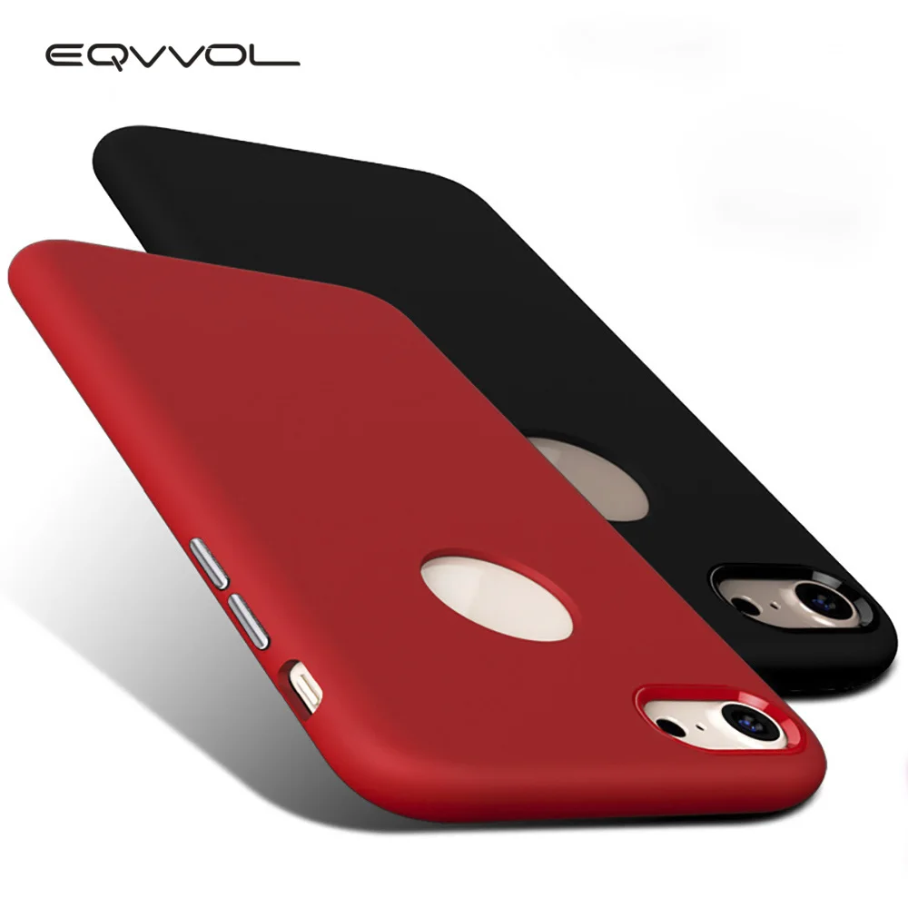 Eqvvol Original Soft Silicone phone Case For Apple iphone