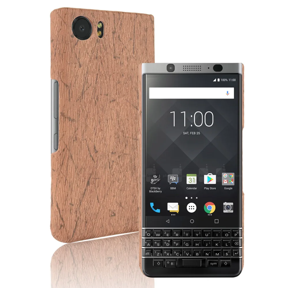 Woodern ретро кожаный чехол для Blackberry keyone личи Кожа ударопрочный жесткий BB Key One