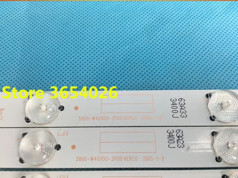 8 шт./лот для подсветки Skyworth 40E3000/3500 5800 W40000 3P00/2P00 VER0.0|Эффект освещения сцены| |