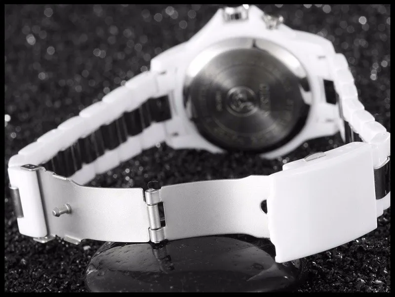 Ohsen нейтральный 7 Многоцветный Светодиодный светильник для женщин спортивные часы водонепроницаемые брендовые белые черные наручные часы кварцевые часы Relogio