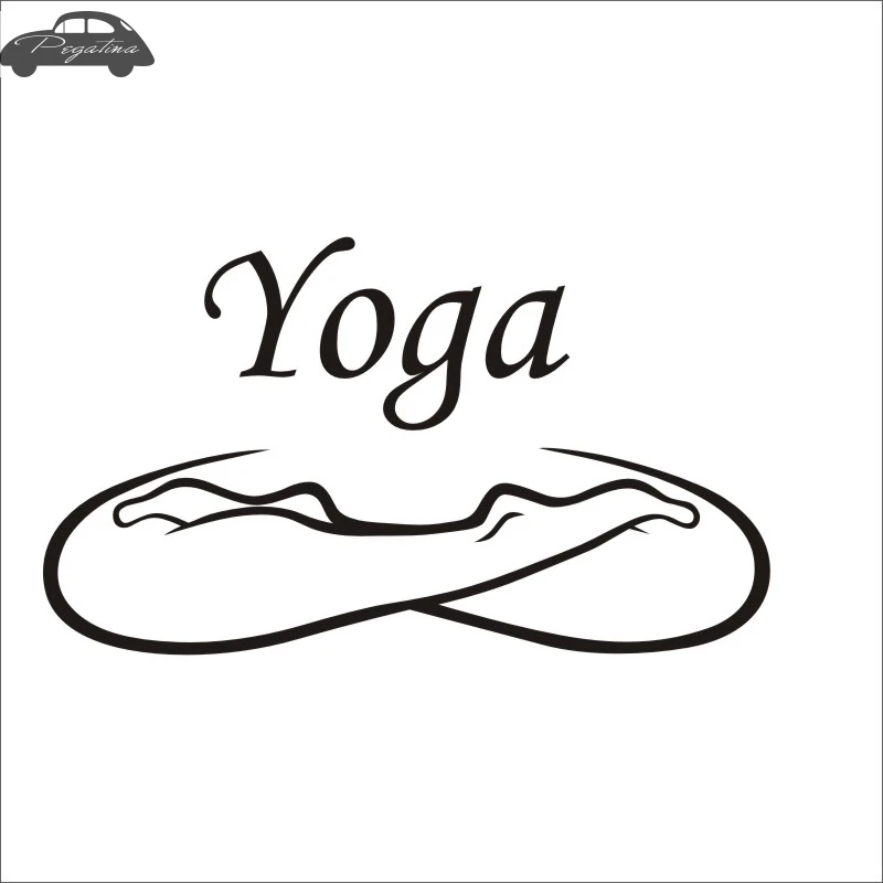 Pegatina Car Yoga Sticker Yoga Decal Muurstickers Posters Vinyl Wall