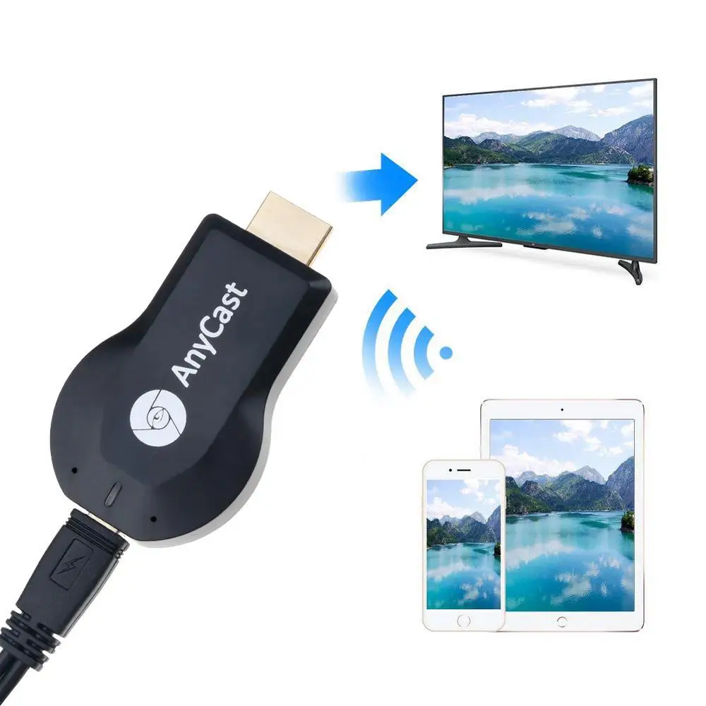 AnyCast M2 Plus WiFi Display Dongle Receiver 1080P HDMI DLNA Keyboard for HP Pavilion 14 n228ca 14 n248ca 14 n028ca 14