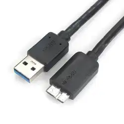 Высокая Скорость 1 м USB 3,0 Тип A-Micro B кабель-удлинитель для внешний жесткий диск HDD samsung S5 Примечание с 3 портами (стандарт данные HDD кабель