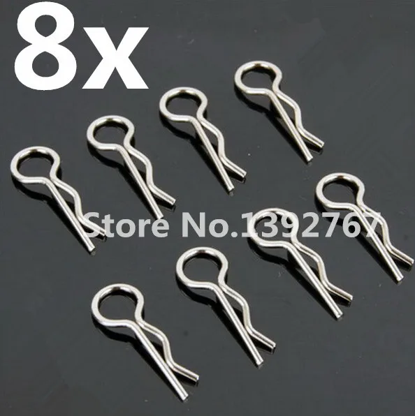

8p/set Body Clips HSP 81014 for RC 1/8 Scale Model hobby Car Spare Parts Himoto HPI Redcat rc accessories